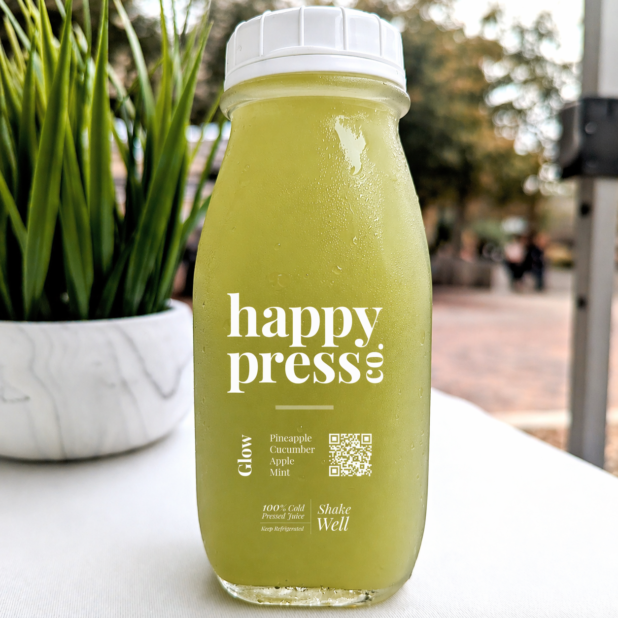 Happy Press Co. Glow bottle image with updated label